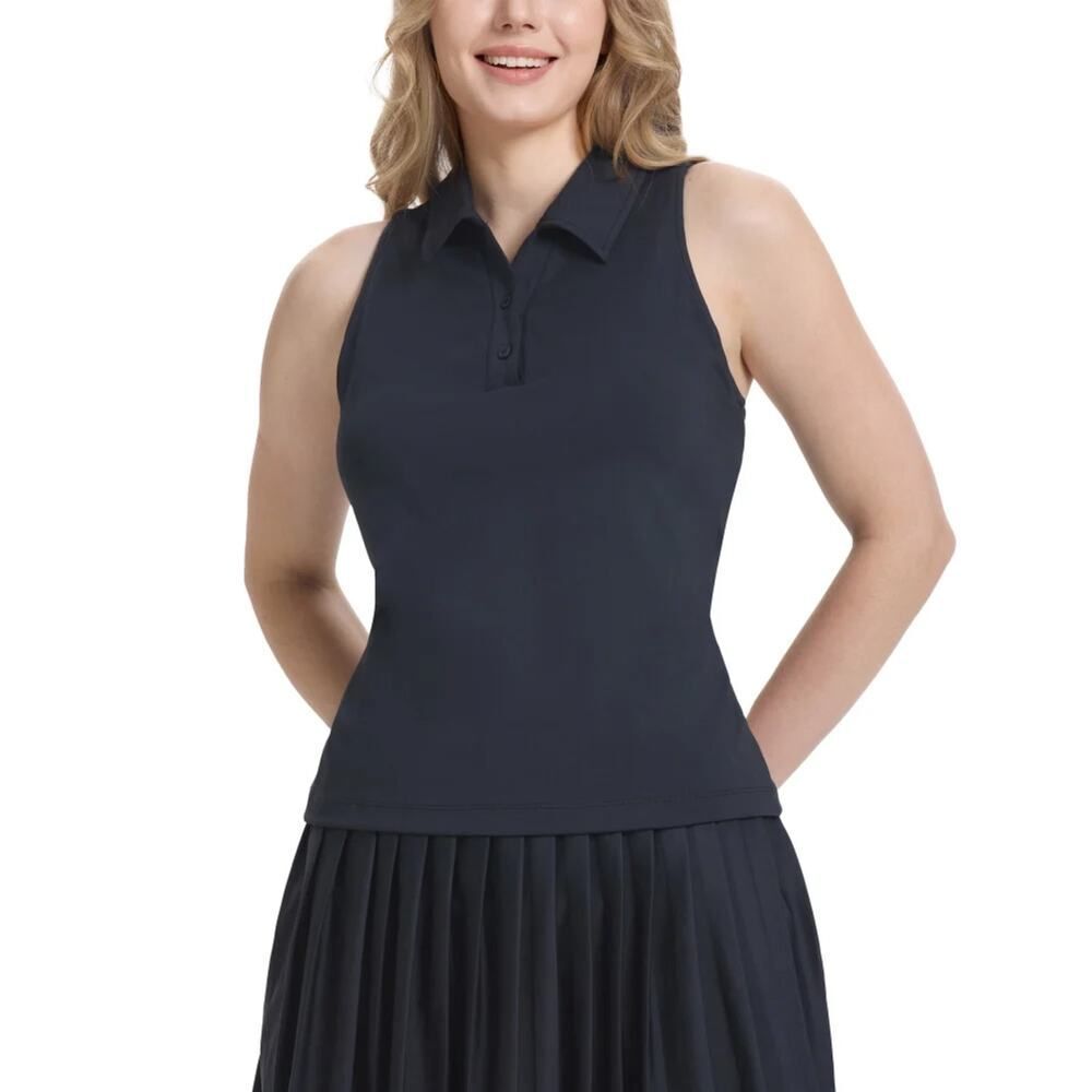Tretorn Women's Sleeveless Built in Bra Active Polo Top🪷